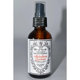 Root Chakra Muladhara Crystal Gem Spray-Gardenia Fragrance Spray with Red Agate and Quartz Crystals- 2 oz- Smudge Spray with Crystals