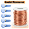 99.9% Pure Copper Wire (12 Gauge, 2MM), 50 Feet Solid