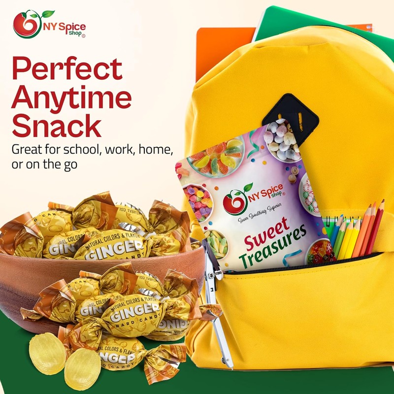 NY SPICE SHOP Ginger Candy - Ginger Hard Candy -