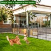 No Dig Decorative Garden Fence 6 Panel with Gate -