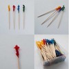 Funny fruit toothpick bamboo skewer double sided toothpick Toothpick outline 5ea