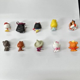 【B203】10pcs per bag for all Focals one kind Silicone Focal Beads for Pens, Cute Character Beads for Keychains DIY Bracele Jewelry Making:_Pen top 10pcs