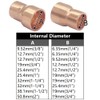 Joywayus 1PCS Copper Sweat Reducer Coupling 2" x 3/4" ID