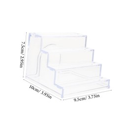 Sosoport Acrylic Hamster Climbing Ladder Bite-Resistant Small Animal Ladder for Cage Play and Exercise Pet Toy for Hamsters Gerbils and Other Small Pets