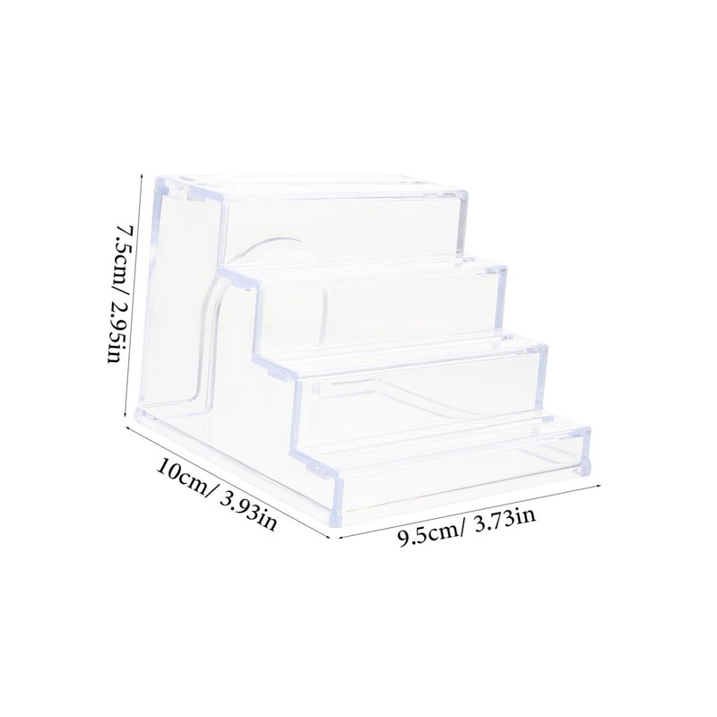 Sosoport Acrylic Hamster Climbing Ladder Bite-Resistant Small Animal Ladder for