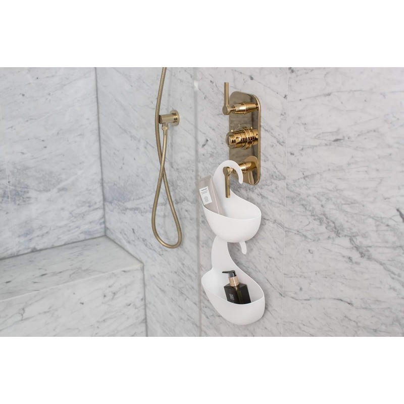 Koziol Organizer Set of 3, thermoplastic, Cotton White