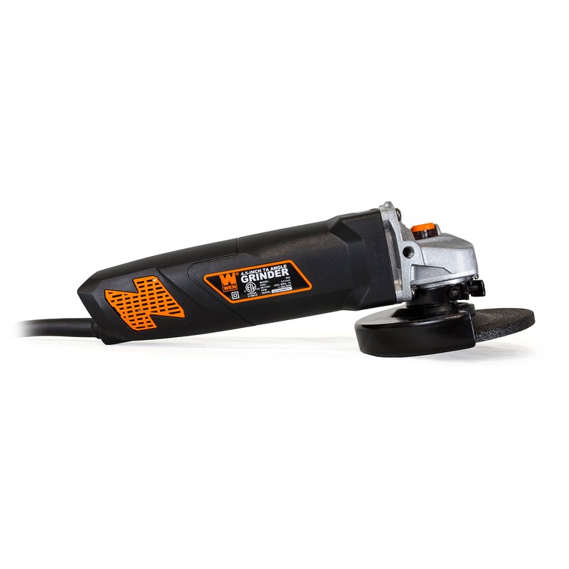WEN 7-Amp Angle Grinder with 4-1/2-Inch Wheel and Reversible Handle