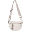 styleBREAKER 02012401 Women's Half Moon Crossbody Shoulder Bags Plain Adjustable