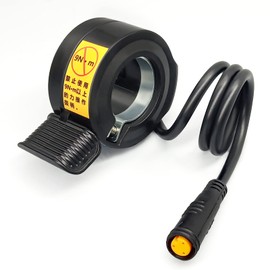 MRFGCNNT Electric Bike 130X Thumb Throttle 3PIN Female Waterproof Plug Throttle for BBS01 BBS02 Mid Motor Electric Bicycle Accelerator