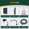 Hibbent All Metal 10'' Rainfall Shower Head Combo,High Pressure Handheld