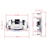RhinoTuning 4 PCS 63 mm Wheel Center Caps Compatible With
