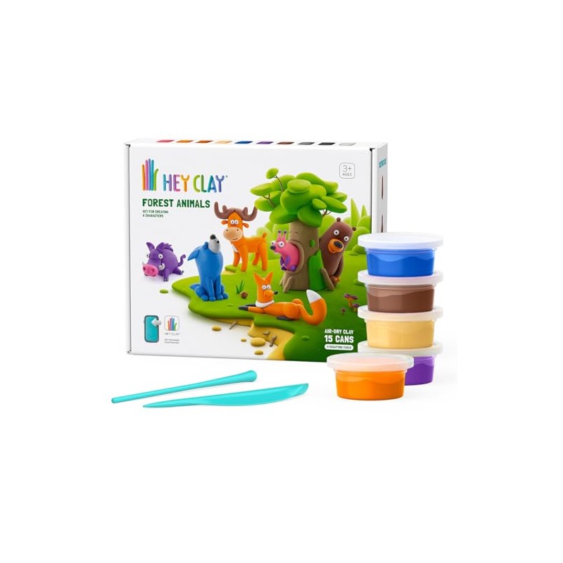 Hey Clay set Forest Animals 15pak