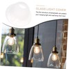 STOBAZA Glass Shade for Uplighter Unique Lampshade White Cover Ceiling