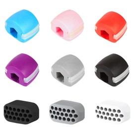 9 Pieces Jaw Trainer, Facial Masseter Muscle Exerciser, Moderate Softness and Hardness, Universal for Men and Women, Jaw Corrector.