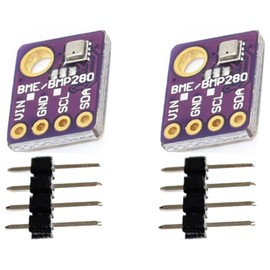 TECNOIOT 2pcs BME280 Temperature Humidity Barometric Pressure Sensor Module GY-BME280