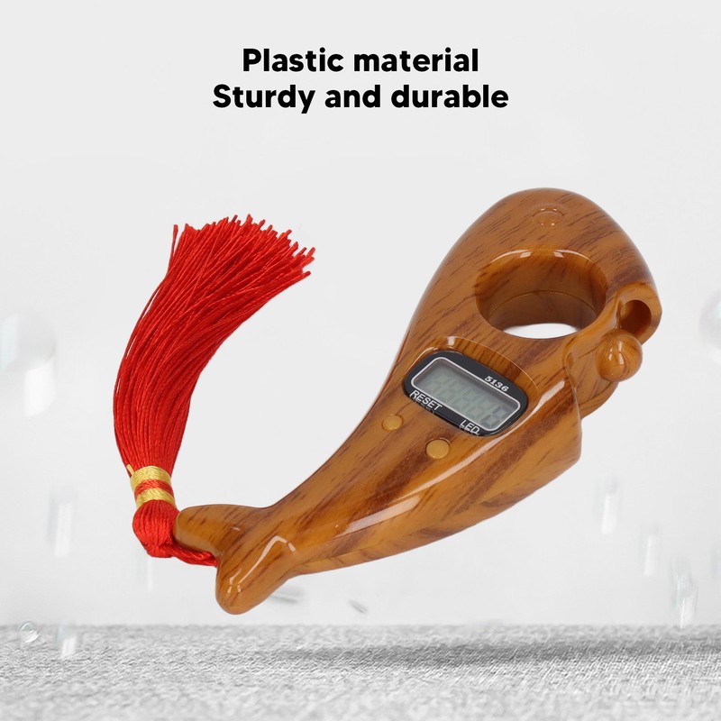 Digital Beads Counter Noiseless Fish Shape Portable Prayer Beads Counter
