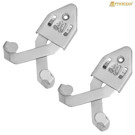 Mythrojan Universal Sword Bowie Knife Dagger Hanger Vertical Wall Mount Holder Set of 2