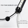 ​​​​​​​​​​​​​Submersible Aquarium Light,LED Aquarium Air Bubble Light,RGB Color Changing Brightness