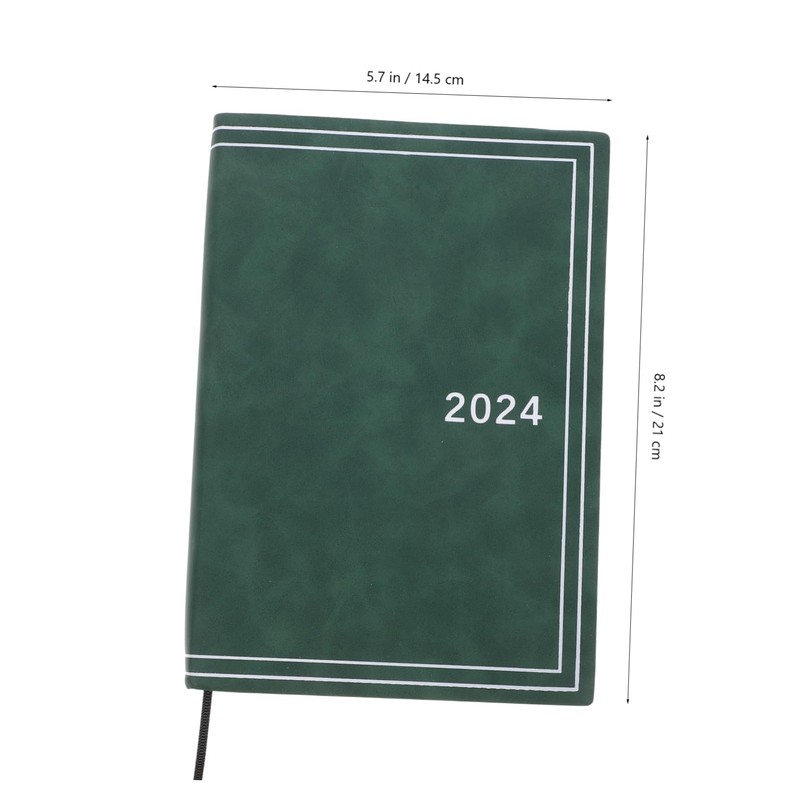 Operitacx 2024 Agenda Book Notebook Log Tablet Laptop Workout Fitness