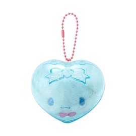 Sanrio 297623 Cinnamoroll 3D Cinnamoroll Mascot Holder with Case, Clear and Plump Cinnamoroll, 2.8 x 3.1 x 2.0 inches (7 x 8 x 5 cm), Character