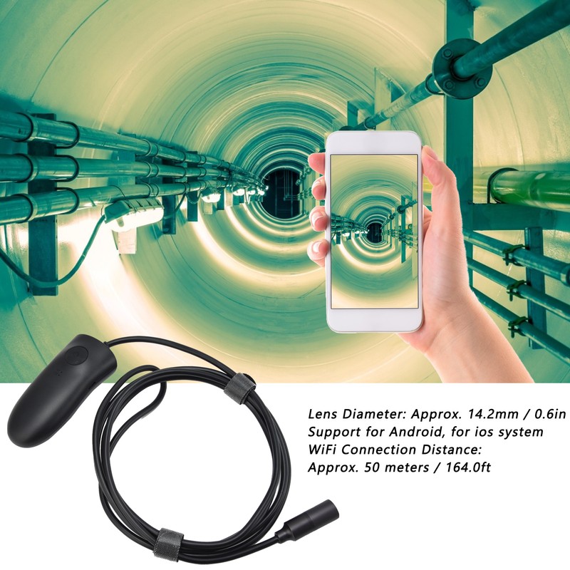 WiFi Endoscope Auto Focusing ABS Borescope Inspection Machine IP68 HD802
