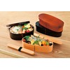 Tatsumiya Hakoya Magewappa-Style Bento (Bentwood-Style Lunchbox), Slim, Antibacterial Coating, Single