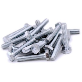 M6 (6mm x 30mm) Hex Bolt (Fully Threaded Setscrew) - Steel (Pack of 20)