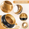 Zonon 3 Pcs Flush Valve Parts Closet Spud Brass Plumbing
