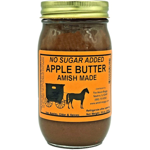 No Sugar Added Apple Butter, 2 Jars 16 Ounce