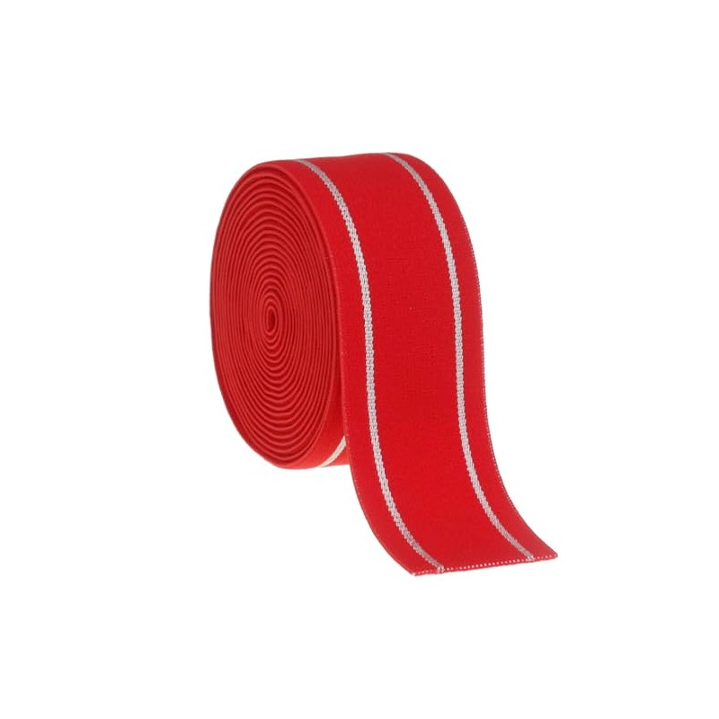 COTOWIN Nylon elástico suave (rojo, 1.5 pulgadas)