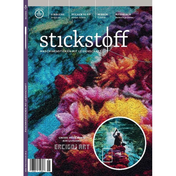 stickstoff-Magazin 6/2023: Maschinensticken mit Leidenschaft - Sequenz 6/2023 (stickstoff: Maschinensticken