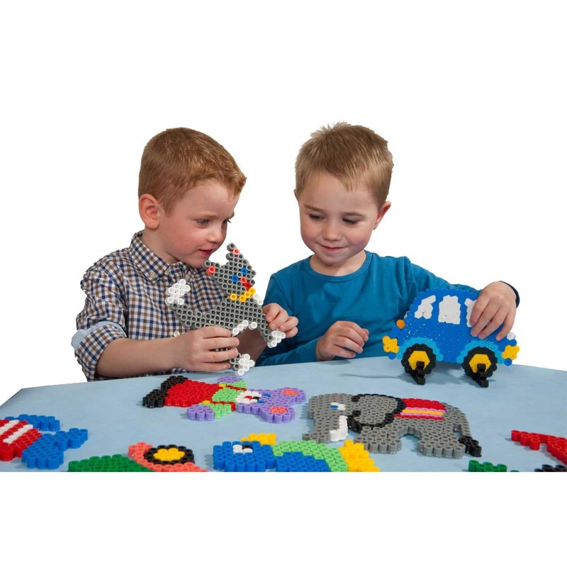 HAMA Hama Perlen 8571 Bügelperlen Dose mit ca. 600 bunten