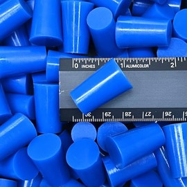 25 Piece 1/2" X 5/8" High Temp Silicone Rubber Tapered Plug Kit Powder Coating Custom Painting Supplies