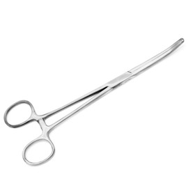 MuskalMed 8" Curved Satin Hemostat Forceps, Stainless Steel Locking Tweezer Clamps - Ideal Hemostats for Nurses, Fishing Forceps, Crafts and Hobby