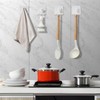 Fotosnow White Adhesive Towel Hooks Heavy Duty Wall Hooks Stick