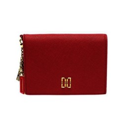 Daks (신세계센텀점)DCWA2F002R2ERIN 레드 컷팅로고 카드지갑 (Shinsegae Centum City) DCWA2F002R2ERIN Red Cutting Logo Card Wallet