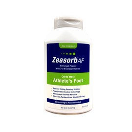 Zeasorb AF Powder with 2% Miconazole Nitrate, 2.5 Ounce (Pack of 7)