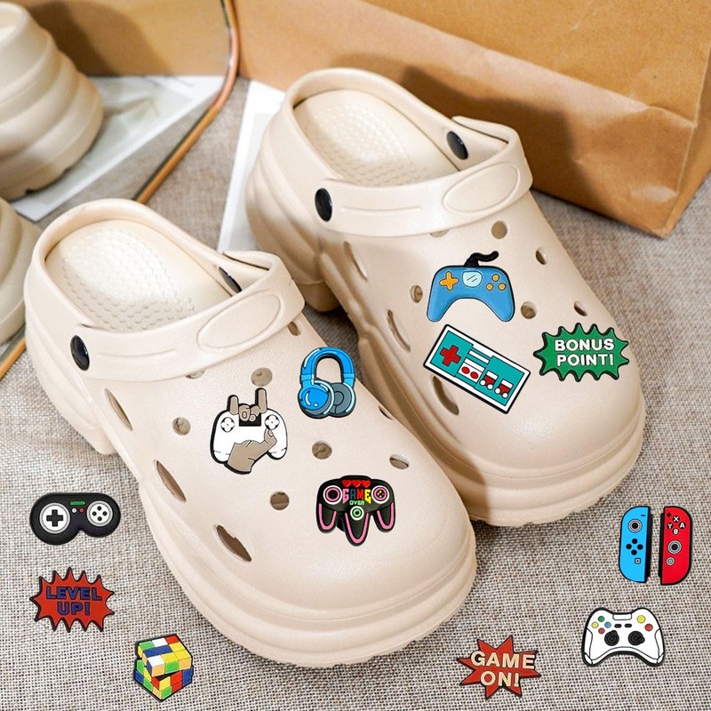 AWAVM 30 PCS Shoe Decoration Charms, DIY Shoe Accessories PVC