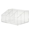 Bright Creations 7 Compartment Desktop Organizer, Clear Acrylic Pen Holder