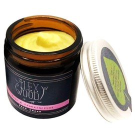 Rose and Frankincense Face Cream 100% Natural Vegan Moisturising Anti-Ageing Cruelty Free Handmade Plastic Free - 60ml