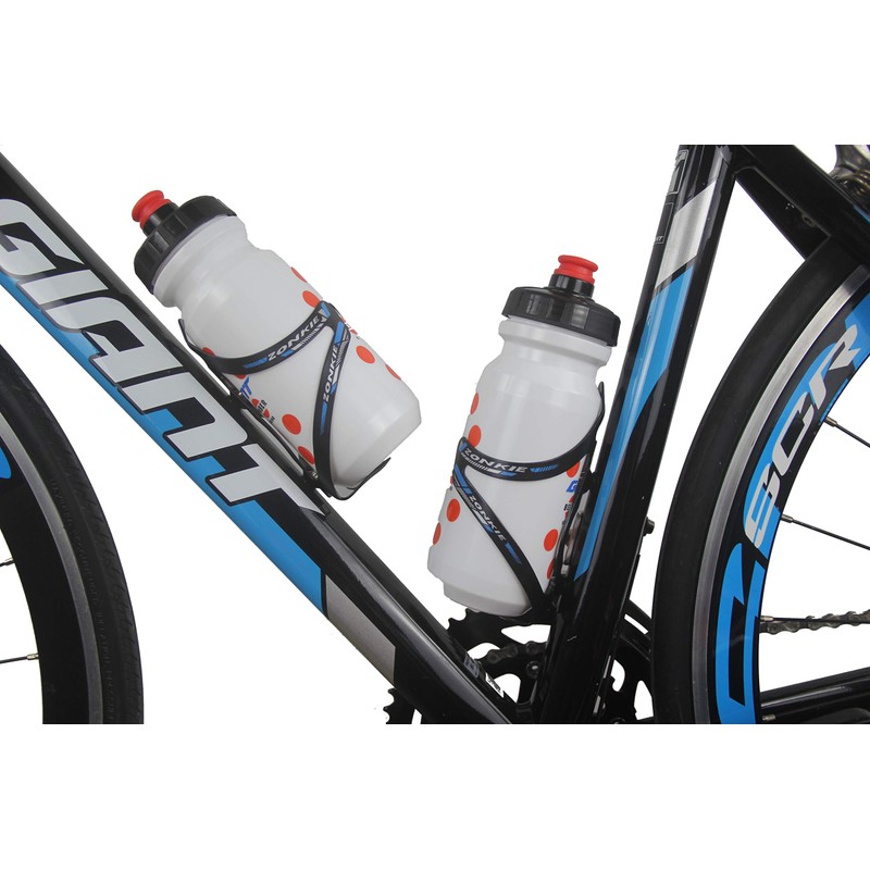 Road, Mountain Bicycle Water Bottle Cage, No Lost Bottles, Lightweight