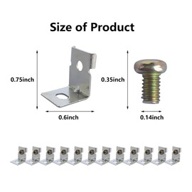 12pcs MHS012 Power Supply Fixing Bracket, Switching Power Supply Mounting Brackets, Switching Power Supply Fixing Bracket Kit