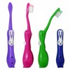 4 Childrens Toothbrushes ~ Bulk Packs Kids Manual Folding Brushes