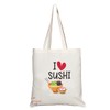 Coralgraph Inc TB1129 I Love Sushi Novelty Present Gift Printed