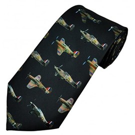 Novelty Tie - Hawker Hurricane WWII Small Planes (TS-945)
