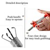 Flexible Grabber Claw Pick Up Reacher Tool 4 Claws Bendable