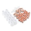 75Pcs Welding Nozzle Ceramic Contact Tip for LG‑40/PT‑31/CUT40/CUT50 Plasma Cutting