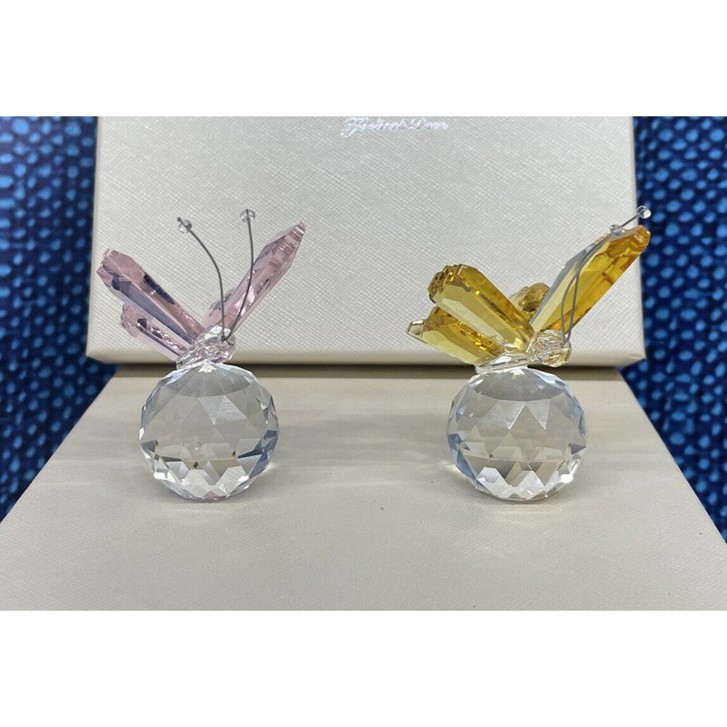 Butterfly H&D HYALINE & DORA Set 4pcs Crystal Flying Butterfly