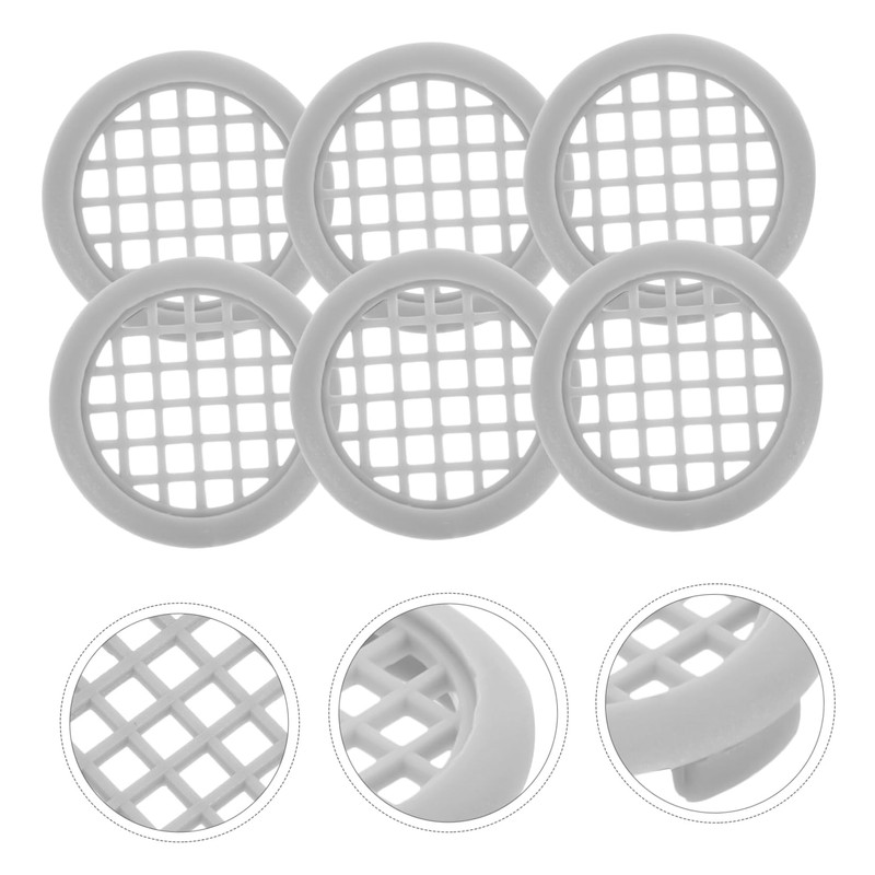 SHINEOFI 50Pcs Round Under Cabinet Air Vent Cover Decorative Soffit