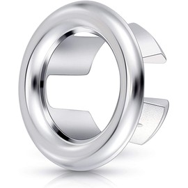 Sink Overflow Cover, Pack of 8 Sink Overflow Rings, Round Overflow Cover, Overflow Cover for Kitchen, Bathroom, Bathtub Accessories